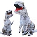 Dinosaur Cosplay Costume Funny Costumes Inflatable Costumes All Movie Cosplay Funny Costume White Yellow Red Leotard / Onesie Halloween Carnival Masquerade Cloth