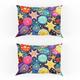 Pillowcases Set of 2 Queen Size Mushroom Pattern Duvet Cover Set Printed Pillow Cases Soft Breathable Cooling Pillowcase Decorative Pillow Cover (20x30 Inches)