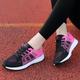 Women's Sneakers Running Shoes Athletic Non-slip Flyknit Cushioning Breathable Lightweight Soft Running Jogging Rubber Knit Summer Spring Black White Pink Black White