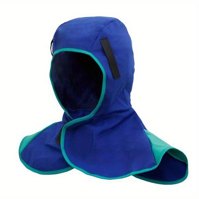 1PC Welding Face Mask Electric Welding With Neck And Shoulder Flame Retardant Protective Cap Welding Helmet Accessories Sanding Anti-splash