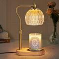 Candle Warmer, Candle Warmer Lamp with Timer Dimmer Candle Warmer Height Adjustable Scented Candles, Candle Warmer with 2 50W Bulbs for Home Decor