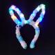 Rabbit Ear Decor Headband Luminous Headwear Led Lights Rabbit Flashing Costume Hair Hoop Halloween Party Hair Accessories