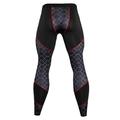 Men's Running Tights Leggings Compression Tights Leggings Base Layer Patchwork Base Layer Athletic Athleisure Winter Fitness Gym Workout Running Breathable Quick Dry Moisture Wicking Sport Plaid