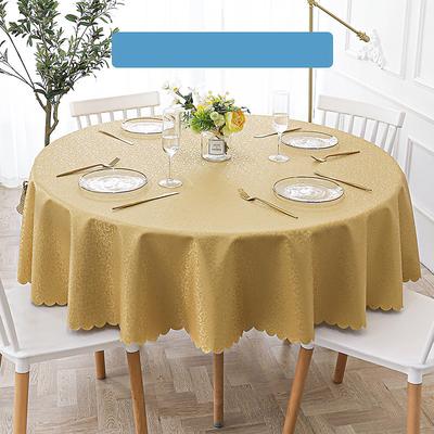 Round Table Cloth Vinyl Tablecloth Wipe Clean Spring Tablecloth Oilcloth Farmhouse Outdoor Picnic Cloth Table Cover For Wedding Dining