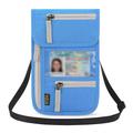 RFID Blocking Passport Holder Travel Wallet Card Bag Shileding Neck Pouch Security Protect Adjusted Strap Faraday Bag
