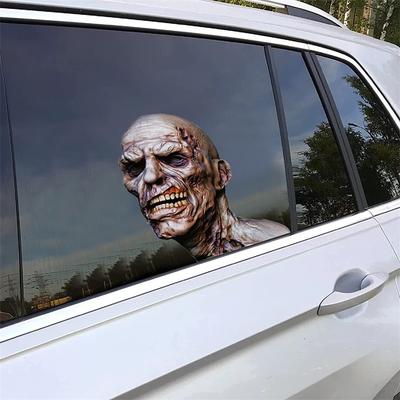 3D Stickers Zombie Vinyl Death Decal Car Stickers Halloween Stickers Pack Zombie Laptop Decorations