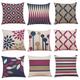 1 Set of 9 pcs Modern Cushion Cover Geometry Series Decorative Faux Linen Throw Pillow Cover Home Sofa Decorative Outdoor Cushion for Sofa Couch Bed Chair