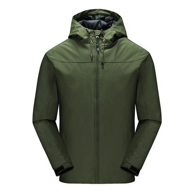 Men's Waterproof Hiking Jacket Gorpcore Hooded Jacket Windbreaker Raincoat Outdoor Rain Jacket Windproof Quick Dry Lightweight Jacket Outerwear Trench Coat Top Full Zip Fishing