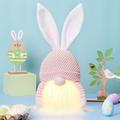 Easter Glowing Bunny Rudolph Faceless Plush Doll Christmas Decoration Props Dwarf Ornaments