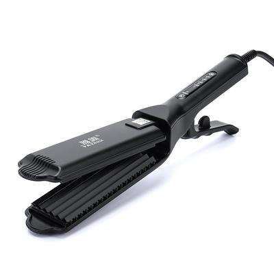 Hair Crimper Crimping Irons Hair Straightener Flat Iron Tourmaline Ceramic Plate Adjustable Temperature for All Hair Type