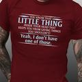 You Know That Little Thing Inside Your Head Keeps From Saying Things Shouldn'T Funny Mens 3D Shirt For Birthday Black Winter Cotton Graphic Letter Navy Blue Tee Casual Style Men'S Blend