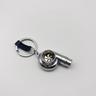 StarFire Real Whistle Sound Turbo Car Keychain Sleeve Bearing Spinning Turbo Key Chian Auto Part Turbine Turbocharger Key Ring Key Holder Accessoies