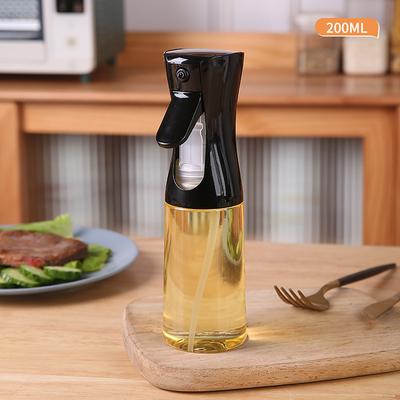 1pc, Baking Oil Sprayer Bottle, Cooking Oil Dispenser, 200ML/300Ml PET Material Oil Sprayer, Air Fryer Spray Bottle,Kitchen Baking Supplies,Canola Oil Sprayer, Salad, Making, Baking, Frying, Grilling,