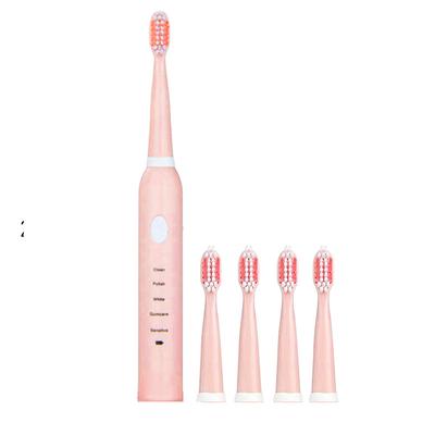 Powerful Ultrasonic Electric Toothbrush USB Charger Rechargeable Tooth Brushes Washable for Sonic Electronic Whitening Teeth