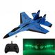 RC Foam Aircraft SU-35 Plane 2.4G Radio Control Glider Radio Remote Control SU-35 Tail Pusher Quadcopter Glider Aircraft Model Fighter Plane Glider Airplane Foam Boys Toys for Boy and Girls