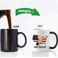 Donald John Trump Color-Changing Ceramic Mug Heat-Sensitive Coffee and Tea Cup, Watch as the Image Transforms with Temperature, Ideal for Enjoying Hot Beverages in Style