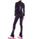 Figure Skating Jacket with Pants Women's Girls' Ice Skating Pants / Trousers Top Purple Pink Green Glitter Fleece Spandex High Elasticity Training Competition Skating Wear Thermal Warm Handmade