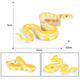 Realistic Snake Toy Rubber Snake Figure for Halloween Prank PropsLifelike Rubber Snakes Boa Constrictor FigurinesScare Birds Garden PropsPlastic Python Model Prank Gag Gift for April Fool's Day