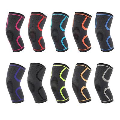 Compression Sleeve for Knee 2pcs/Pack Knee Brace-Knee Support Men and Women for Running Hiking Basketball Tennis Gym Weightlifting