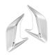 2PCS Car Side Vent Air Flow Fender Intake ABS Sticker Shark Gills Auto Simulation Side Vents Styling Car Accessories