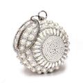 Women's Clutch Bags Alloy Party Event / Party Daily Pearls Crystals Pearl Silver Gold