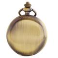 Men Pocket Watch Hollow Engraving Stainless Steel Watch