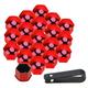 20Pcs/Set Wheel Nut Rim Cover 17/19/21mm Nut Car Wheel Auto Hub Screw Protection Anti-Theft Cover Cap for Car