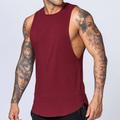 Men's Tank Top Vest Top Undershirt Plain Crew Neck Sport Daily Sleeveless Clothing Apparel Stylish Classic Muscle Workout