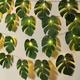 Jungle Beach Theme Party Decoration LED String Lights 3M-20LEDs 1.5M-10LEDs Battery/USB Powered Artificial Palm Leaf Rattan Fairy Lights Outdoor Indoor Summer Wedding Party Garden Home Decoration