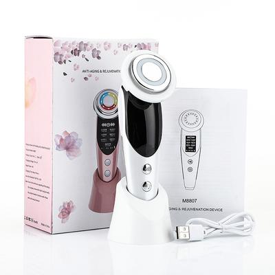 7 in 1 Face Lift Devices RF Microcurrent Skin Rejuvenation Facial Massager Light Therapy Anti Aging Wrinkle Beauty Apparatus