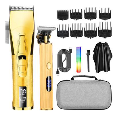 Rechargeable Electric Men's Hair clipper - T-blade hair clipper for beard trimming - Professional quality