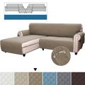 Sofa Slipcover L Shape Sofa Cover Sectional Couch Cover Chaise Lounge Slip Cover Reversible Sofa Cover Furniture Protector Cover for Pets Kids Children Dog Cat