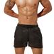 Men's Swim Shorts Swim Trunks Board Shorts Beach Shorts Drawstring Elastic Waist Plain Breathable Soft Short Casual Daily Holiday Stylish Sexy Black White Micro-elastic