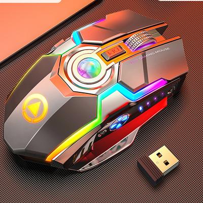A5 rechargeable wireless mouse gaming RGB luminous mute silent colorful computer gaming mouse
