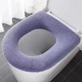 Universal Toilet Seat Cushion, Four Season Thickened Toilet Cover, Knitted Toilet Seat Cushion, Washable Household Toilet Collar