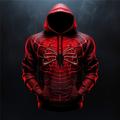 Halloween Spider: No Way Home Mens Graphic Hoodie Spiders Web Fashion Daily Basic 3D Print Pullover Sports Outdoor Holiday Vacation Hoodies #1 #2 #3 Hooded Front Pocket Spider Red Cotton