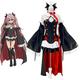 Inspired by Seraph of the End Krul Tepes Anime Cosplay Costumes Japanese Cosplay Suits Dresses Cosplay Tops / Bottoms Solid Color Stitching Lace Dress Sleeves Corsets For Women's