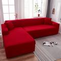 Stretch Sofa Cover Slipcover Elastic Modern Sectional Couch for Living Room Couch Cover Sectional Corner L-shape Chair Protector Couch Cover 1/2/3/4 Seater