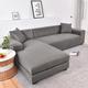 Stretch Sofa Cover Slipcover Elastic Modern Sectional Couch for Living Room Couch Cover Sectional Corner L-shape Chair Protector Couch Cover 1/2/3/4 Seater