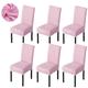 Stretch Spandex Dining Chair Cover 4/6 Pcs Set, Abstract Pattern Stretch Chair Protector Cover Seat Slipcover with Elastic Band for Dining Room,Wedding, Ceremony, Banquet,Home Decor