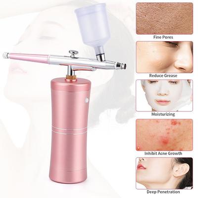 Airbrush Kit Mini Portable Handheld Compressor With Air Brush Spray Gun For Makeup Cake Decorating Model Coloring Manicure Tattoo Drawing Art