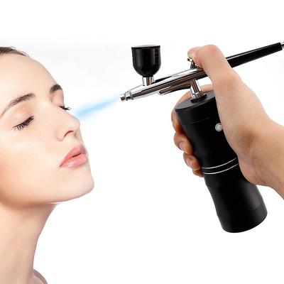 Airbrush Kit Mini Portable Handheld Compressor With Air Brush Spray Gun For Makeup Cake Decorating Model Coloring Manicure Tattoo Drawing Art