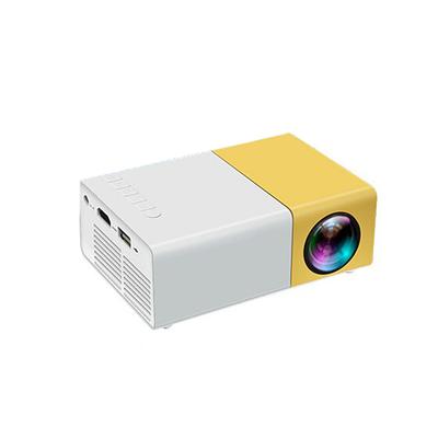 YG300 Pro/Plus Mini Portable Projector 1080P HD Projector Home Theater Cinema with HDMI AV TF USB Audio Interfaces and Remote Control Multi-Screen for Cartoon, Kids Gift, Outdoor Home Movie