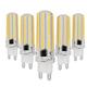 2/5pcs 6W LED Bi-pin Lights Bulb 600 lm G9 3014 x 104 SMD LED Beads Warm White White AC220-240V