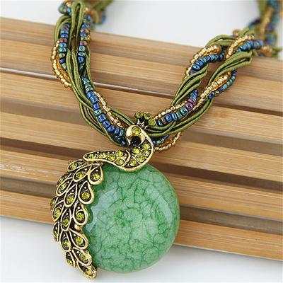 Women's necklace Ethnic Style Street Gem Necklaces