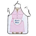 Cosplay Chef Apron For Women and Men, Kitchen Cooking Apron, Personalised Gardening Apron with Long Ties Neck Strap BBQ Drawing Crafting Aprons