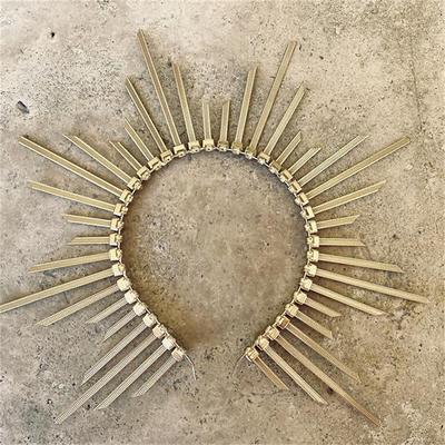 Goddess Crown Zipper Hair Hoop Carnival Headwear