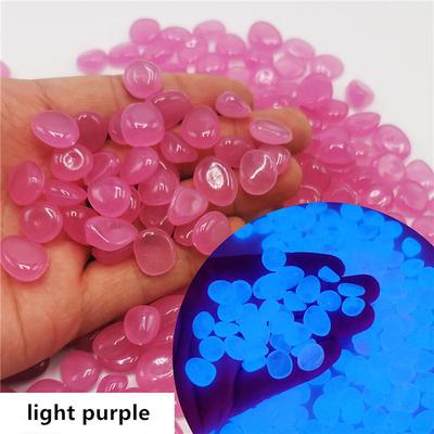 500 Pcs Glow in the Dark Garden Pebbles For Sidewalk Garden Terrace Lawn Garden Patio Fish Tank Aquarium Decoration Glow Stone