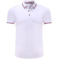 Men's Polo Shirt Golf Shirt Outdoor Work Polo Collar Short Sleeve Fashion Streetwear Solid Color Plain Button Front Summer Spring Regular Fit Black White Red Navy Blue Royal Blue Blue Polo Shirt