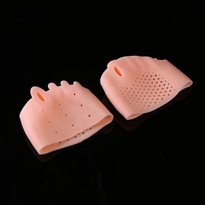 1 Pair Hallux Valgus Corrector, Toe Separators Toe Spacers Split Toe Device, Five Toes Forefoot Pad, Silicone Wearable Shoes for Women